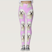 マルチーズ子犬 レギンス (正面)