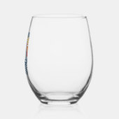 マルチーズ恋人の贈り物 ステムなしワイングラス (左)