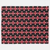 マルチーズ改造クロス フリースブランケット (正面(横))