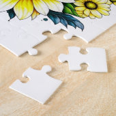 マルチーズ水彩愛アート犬のオーナー ジグソーパズル (側面)