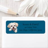 マルチーズ犬がペット好きになる ラベル (インサイチュ)