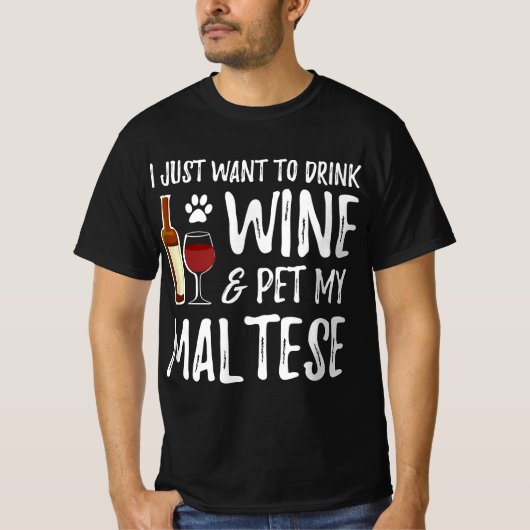 マルチーズ犬の愛犬の母|おもしろい犬愛好家 Tシャツ (正面)