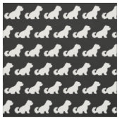 マルチーズ犬シルエットペット ファブリック (見本)