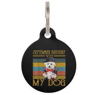 マルチーズ犬好き | 私のマルチーズ犬との9月誕生日 ペット　ネームタグ