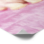 マルチーズ犬;は小さな種類の白い犬である ポスター (角)