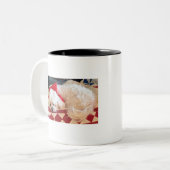 マルチーズ犬 ツートーンマグカップ (正面左)