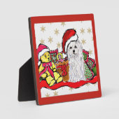 マルチーズ犬 フォトプラーク (正面)