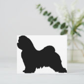 マルチーズ犬 ポストカード (スタンド正面)