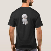 マルチーズ犬 Tシャツ (裏面)