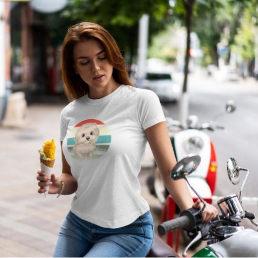 マルチーズ犬 Tシャツ
