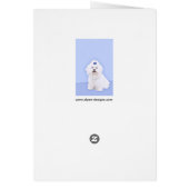 マルチーズ絵画ズ – かわいいオリジナルドッグアート (裏面)