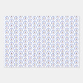 マルチーズ絵画ズ – かわいいオリジナルドッグアート ラッピングペーパーシート (正面2)