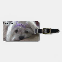 マルチーズ設計 ラゲッジタグ