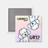 マルチーズ食洗機磁石 マグネット (正面/裏面)