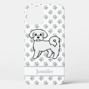マルチーズ かわいい キャルーン 犬 イラスト 名前 iPhone 12ケース