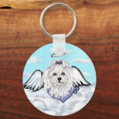 マルチーズ キーホルダー (正面)