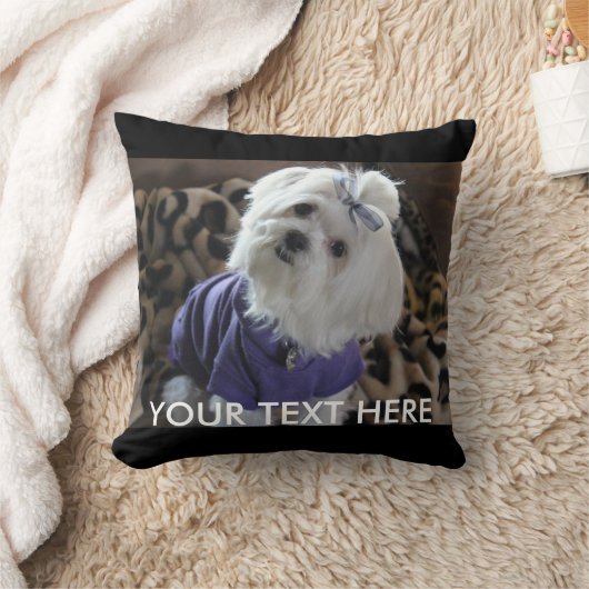 マルチーズ クッション (ブランケット)