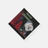 マルチーズ スタンダードカクテルナプキン (角)
