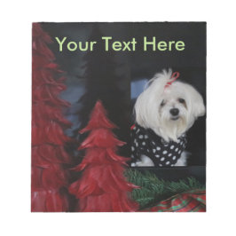 マルチーズ ノートパッド