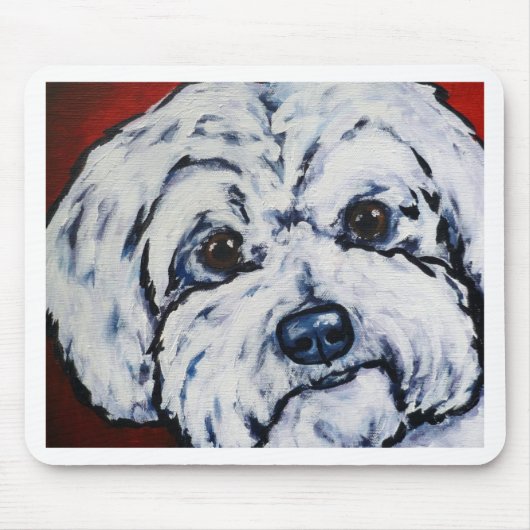 マルチーズ マウスパッド (正面)