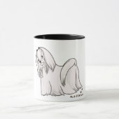 マルチーズ マグカップ (中央)