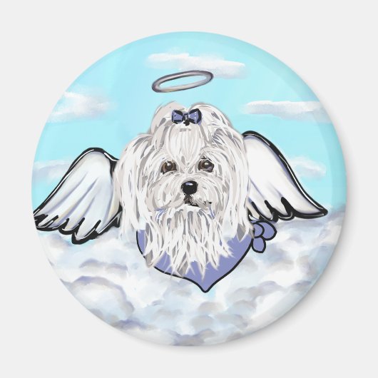 マルチーズ マグネット (正面)