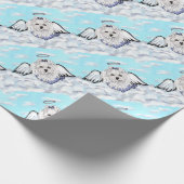 マルチーズ ラッピングペーパー (角)