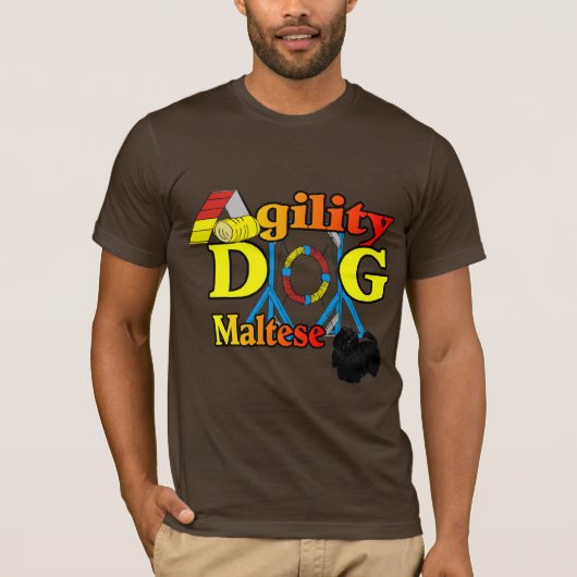 マルチーズ_敏捷性ギフト Tシャツ (正面)