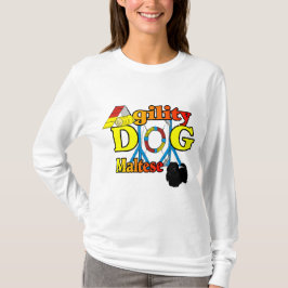 マルチーズ_敏捷性ギフト Tシャツ