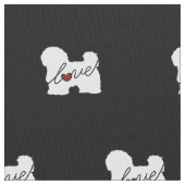 マルチーズ/Havanese愛 ファブリック (クローズアップ)