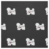 マルチーズ/Havanese愛 ファブリック (見本)