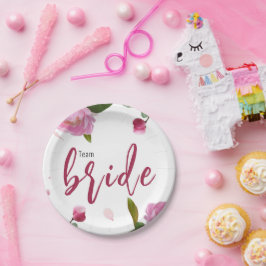 マルチ フローラル ブライダル シャワー ペーパープレート