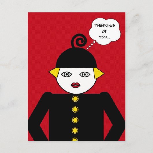 マルツキンポップ・アートのアートポストカード© 2012 M.マルツ ポストカード (正面)