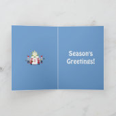 マルツパーソナライズされたキン聖ルシアの日のグリーティングカード シーズンカード (内部)