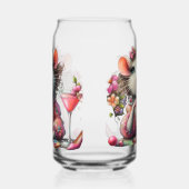 マルテかわいらしニを熟考しているネズミの女性 ガラス缶 (左)