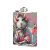 マルテかわいらしニを熟考しているネズミの女性 フラスク (左)