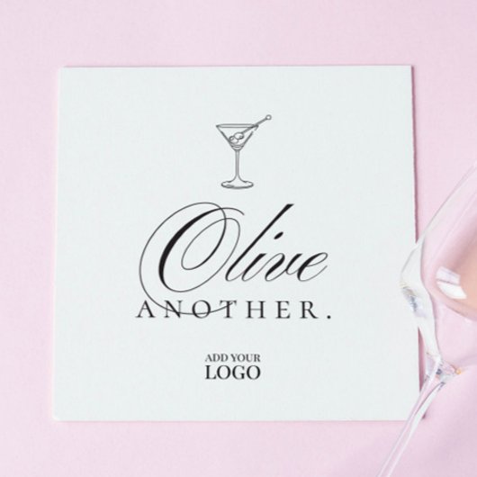 マルティおもしろいニオリーブバーレストランカクテル スタンダードカクテルナプキン