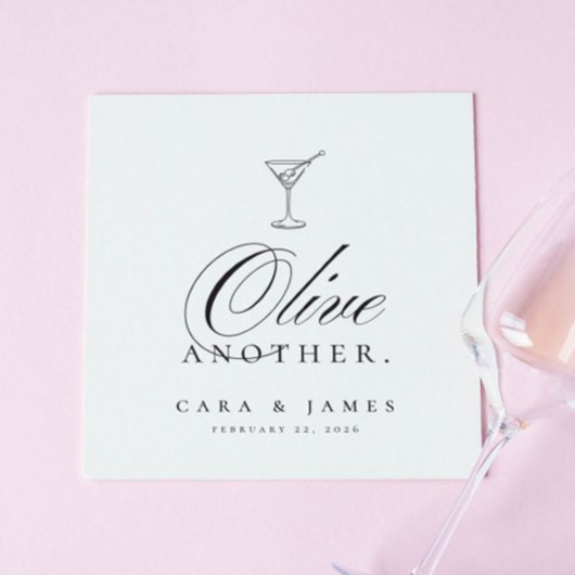 マルティおもしろいニオリーブ別の結婚カクテル スタンダードカクテルナプキン