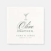 マルティおもしろいニオリーブ別の結婚カクテル スタンダードカクテルナプキン (正面)