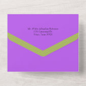 マルティお洒落ニガラス21歳の誕生日パーティー オールインワン招待状 (裏面)