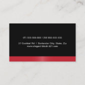 マルティエレガントーニ·カクテル·グラス·バーテンダー 名刺 (裏面)