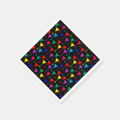 マルティカラフルニカクテルパターン スタンダードカクテルナプキン (角)
