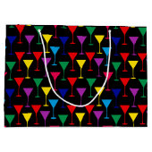 マルティカラフルニカクテルパターン ラージペーパーバッグ (裏面)