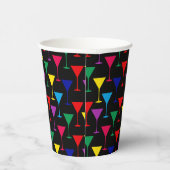 マルティカラフルニカクテルパターン 紙コップ (右)