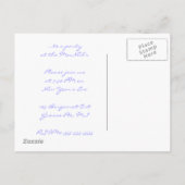 マルティクールニグラスカクテルパーティの招待状 インビテーションポストカード (裏面)