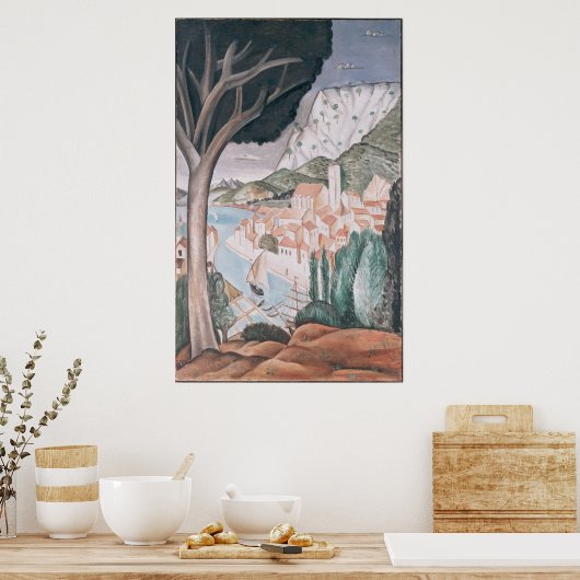 マルティゲス(Harbor in Provence) ポスター (キッチン)