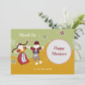 マルティザー人形グリーティングカード (スタンド正面)