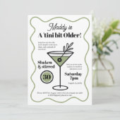 マルティスタイリッシュニ招待状任意の年齢誕生日 招待状 (スタンド正面)