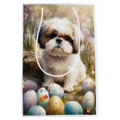マルティチドッグとイースターエッグホリデー ミディアムペーパーバッグ (正面)