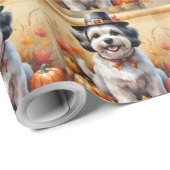 マルティツイン紅葉感謝祭アート ラッピングペーパー (ロールコーナー)